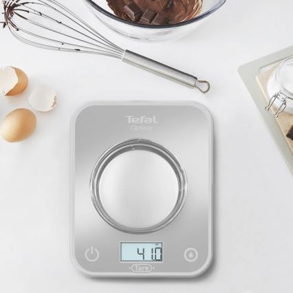 Tefal - Waga kuchenna OPTISS 2xAAA szary