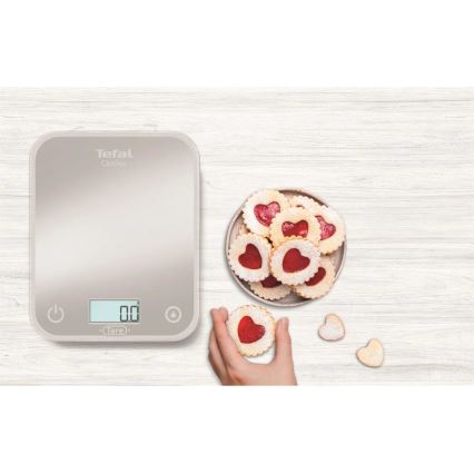 Tefal - Waga kuchenna OPTISS 2xAAA szary