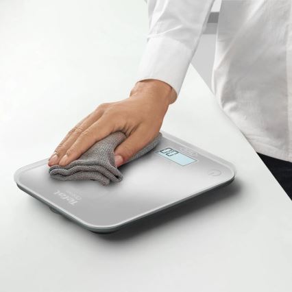 Tefal - Waga kuchenna OPTISS 2xAAA szary