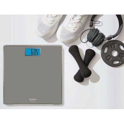 Tefal - Waga osobista CLASSIC 2xAAA szara