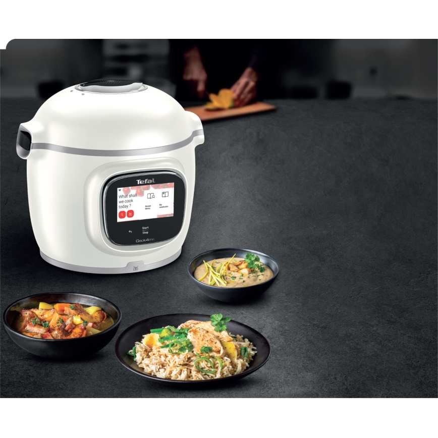 Tefal - Wielofunkcyjny elektryczny szybkowar 6 l COOK4ME TOUCH PRO 1600W/230V