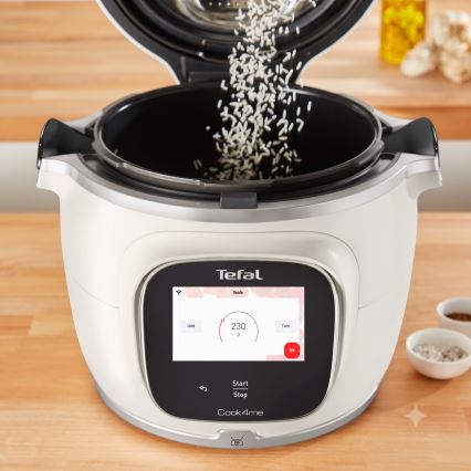 Tefal - Wielofunkcyjny elektryczny szybkowar 6 l COOK4ME TOUCH PRO 1600W/230V