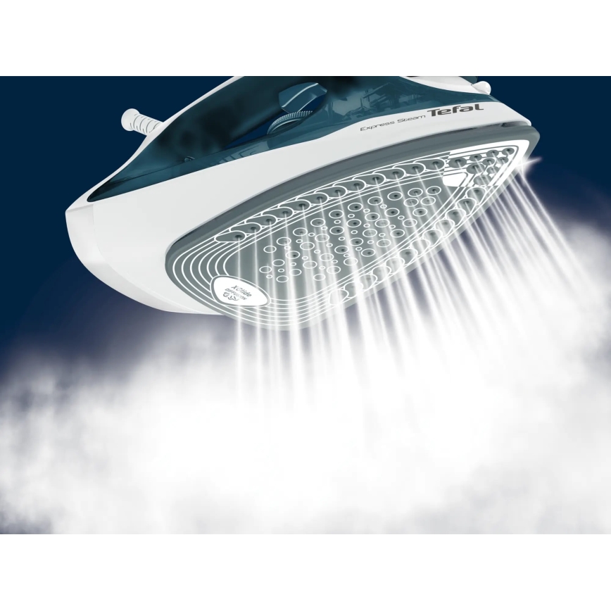 Tefal - Żelazko parowe EXPRESS STEAM 2400W/230V turkusowe