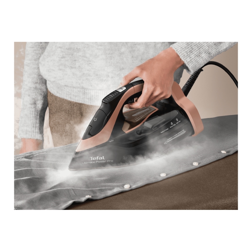 Tefal - Żelazko parowe ULTIMATE POWER 3200W/230V miedziany/czarny