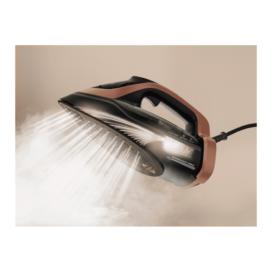 Tefal - Żelazko parowe ULTIMATE POWER 3200W/230V miedziany/czarny