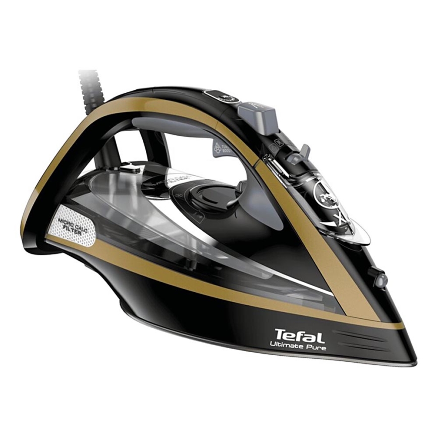Tefal - Żelazko parowe ULTIMATE PURE 3000W/230V złoty/czarny