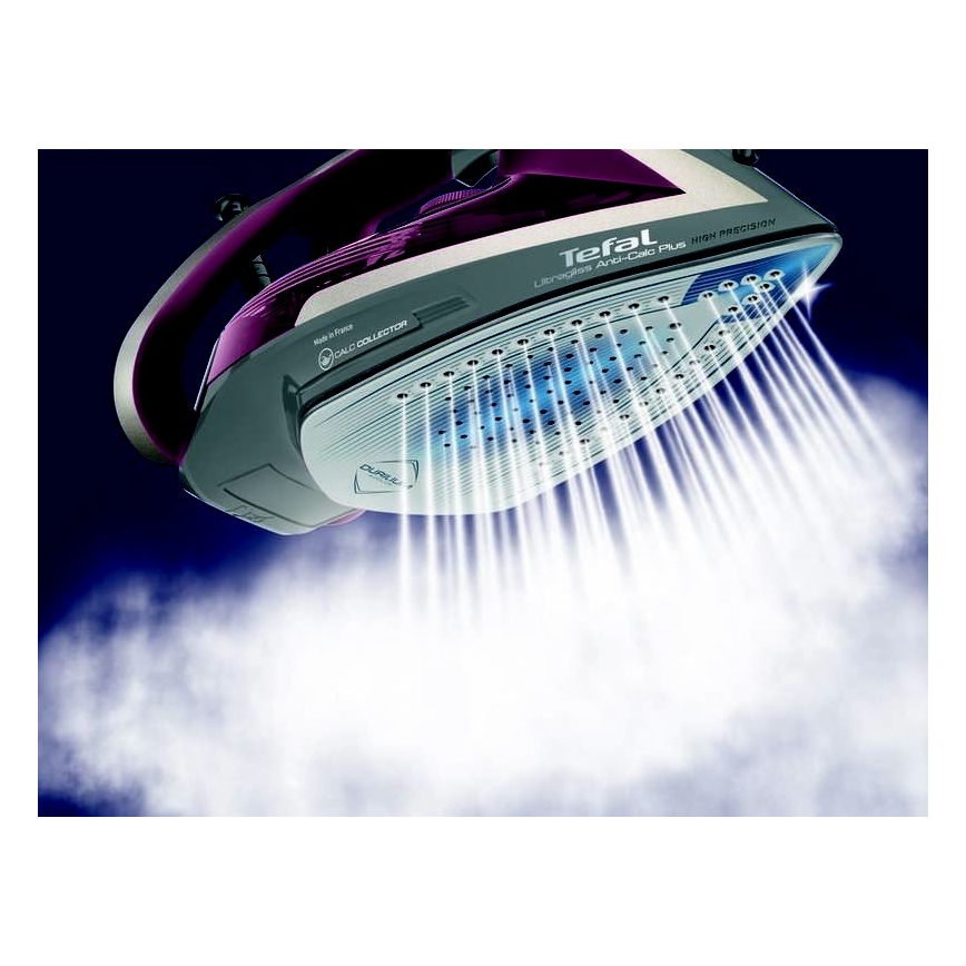 Tefal - Żelazko parowe ULTRAGLISS PLUS 2800W/230V burgund/szare