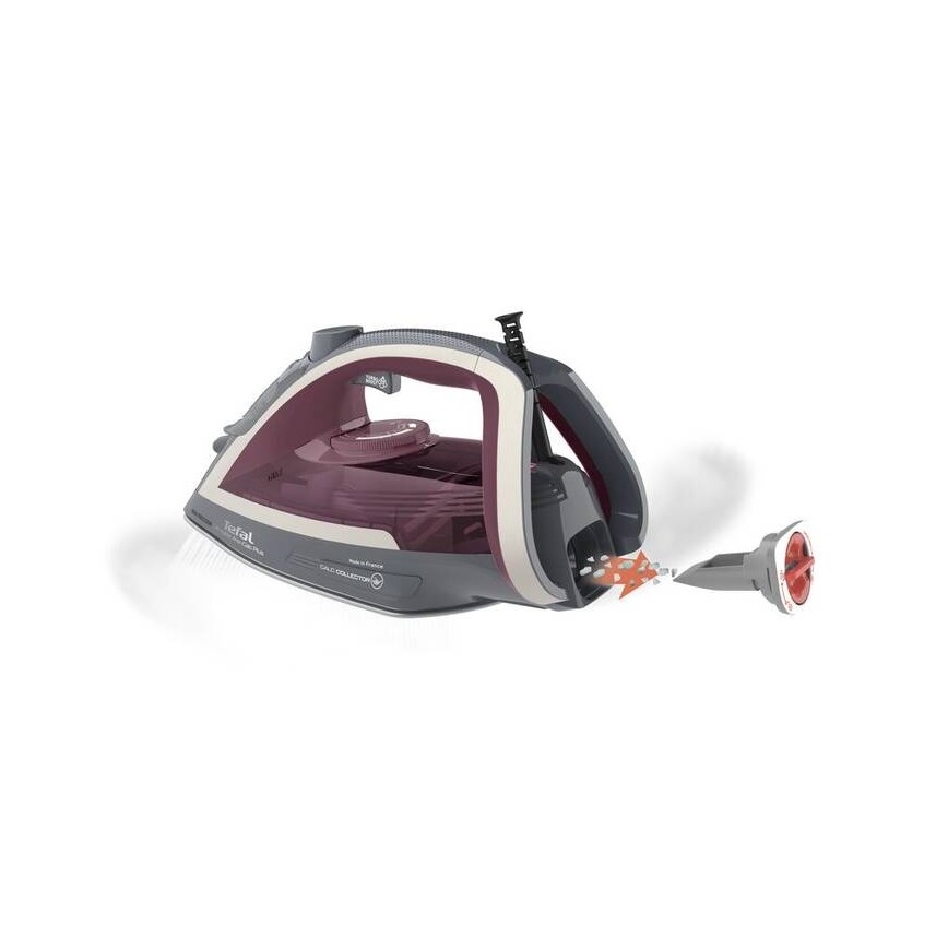 Tefal - Żelazko parowe ULTRAGLISS PLUS 2800W/230V burgund/szare
