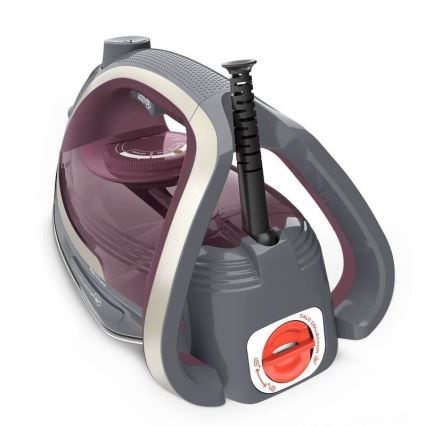 Tefal - Żelazko parowe ULTRAGLISS PLUS 2800W/230V burgund/szare