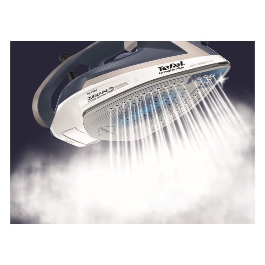 Tefal - Żelazko parowe ULTRAGLISS PLUS 2800W/230V niebieski