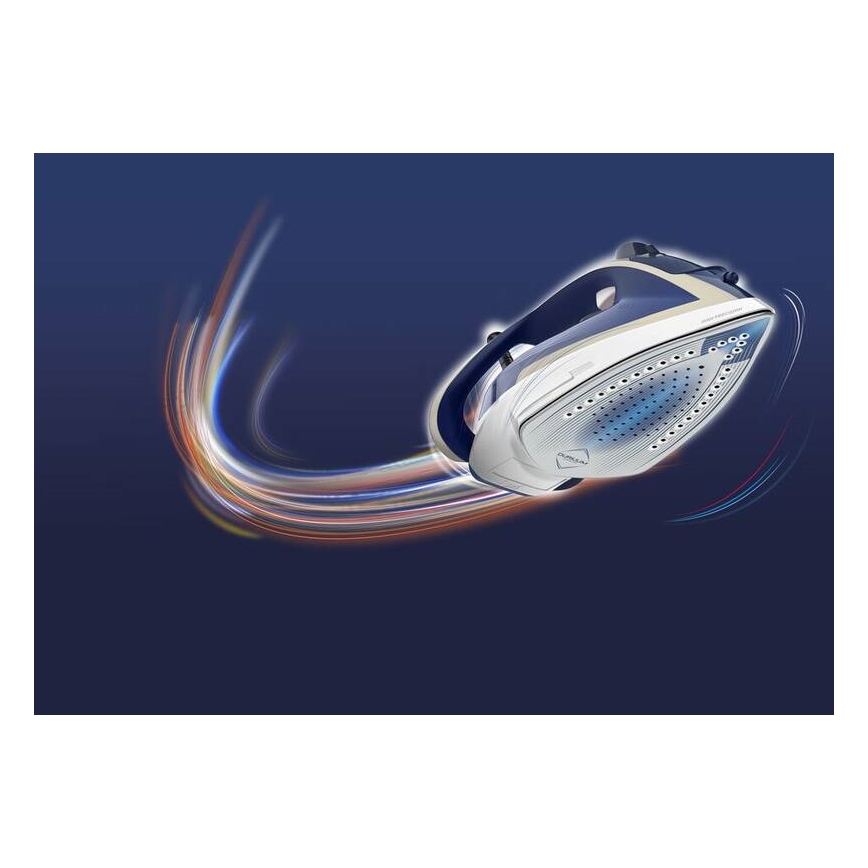 Tefal - Żelazko parowe ULTRAGLISS PLUS 2800W/230V niebieski