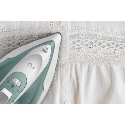 Tefal - Żelazko parowe VIRTUO 2000W/230V zielony
