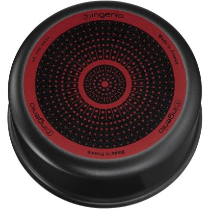 Tefal - Zestaw naczyń 3 szt. INGENIO EASY COOK & CLEAN BLACK