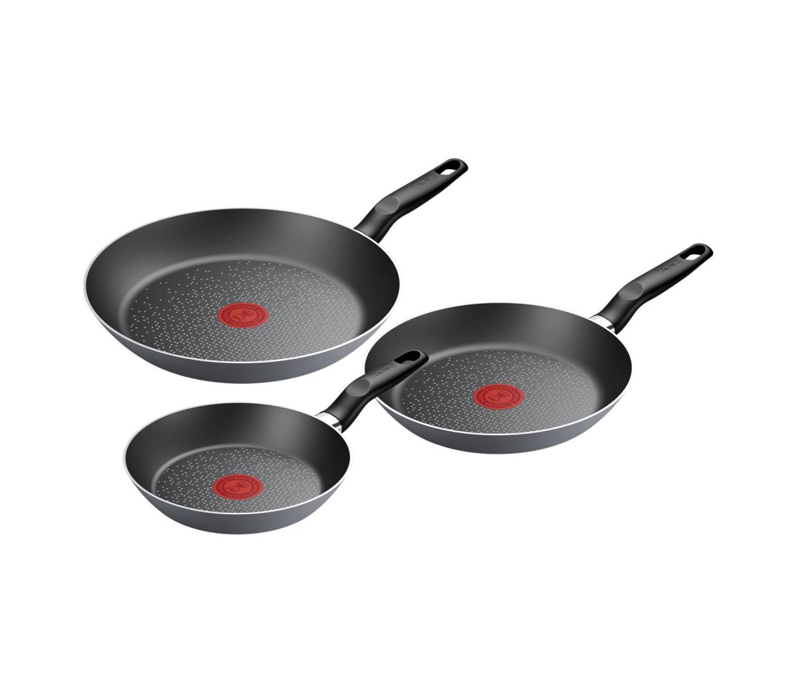 Tefal - Zestaw 3 patelni ONLY COOK