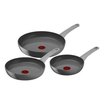 Tefal - Zestaw 3 patelni RENEW ON