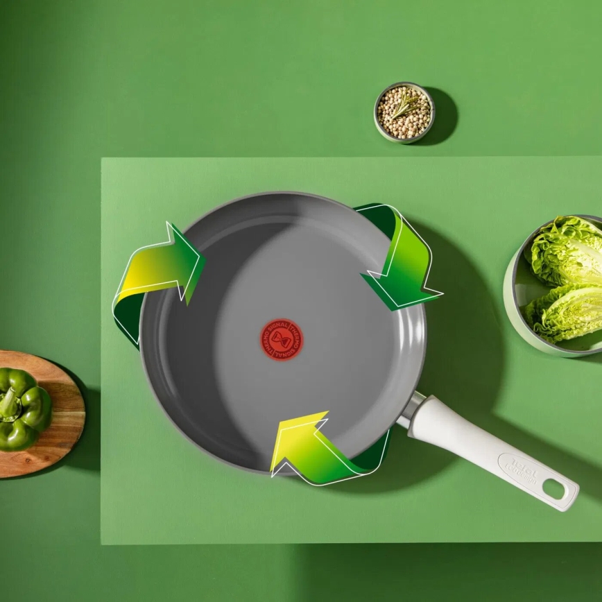 Tefal - Zestaw 3 patelni RENEW ON