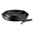 Tefal - Zestaw 3 szt. patelni INGENIO BLACK STONE