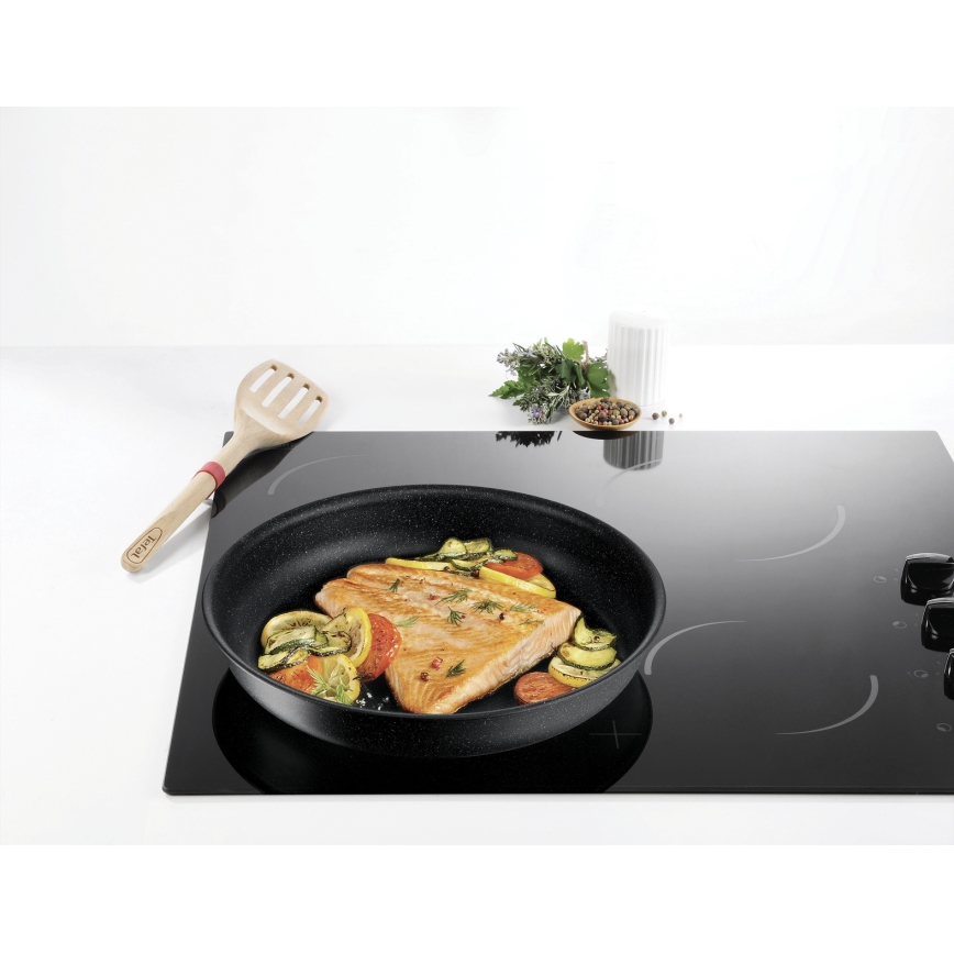 Tefal - Zestaw 3 szt. patelni INGENIO BLACK STONE