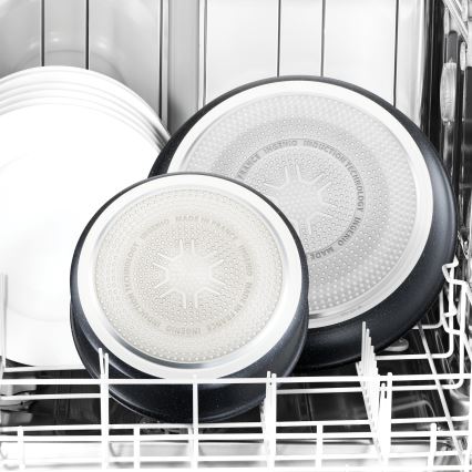 Tefal - Zestaw 3 szt. patelni INGENIO BLACK STONE
