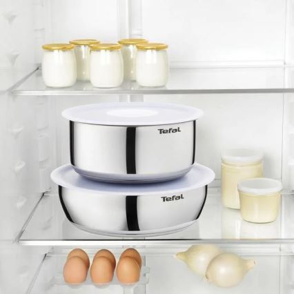 Tefal - Zestaw naczyń 4 szt. INGENIO EMOTION stal nierdzewna