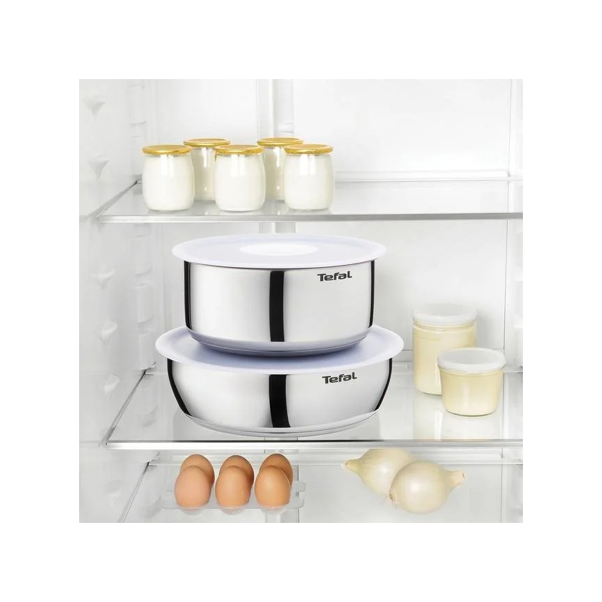 Tefal - Zestaw naczyń 4 szt. INGENIO EMOTION stal nierdzewna