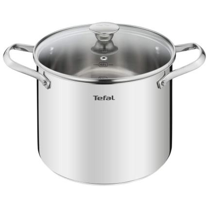 Tefal - Zestaw garnków 10 szt. COOK EAT stal nierdzewna