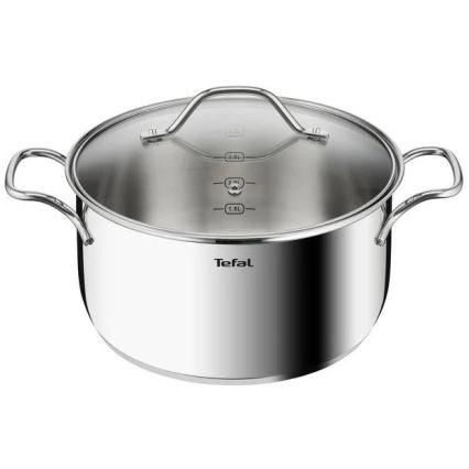 Tefal - Zestaw garnków 10 szt INTUITION stal nierdzewna