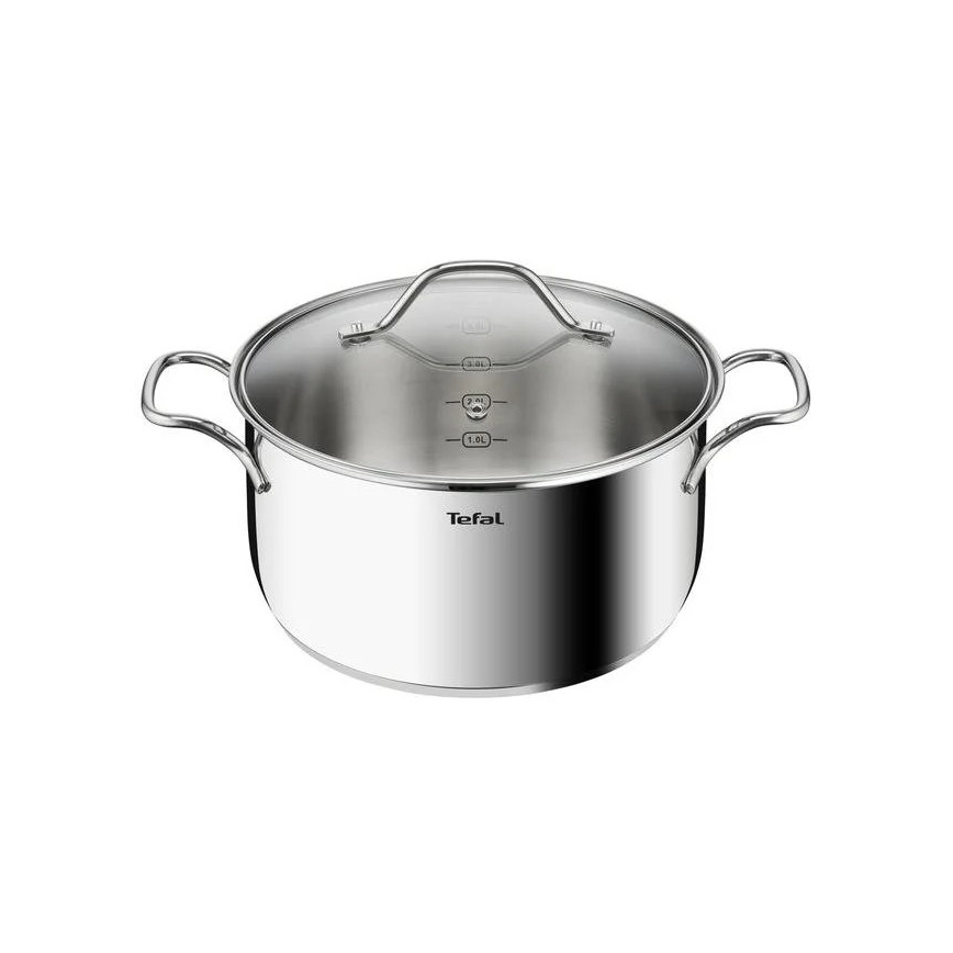 Tefal - Zestaw garnków 10 szt INTUITION stal nierdzewna