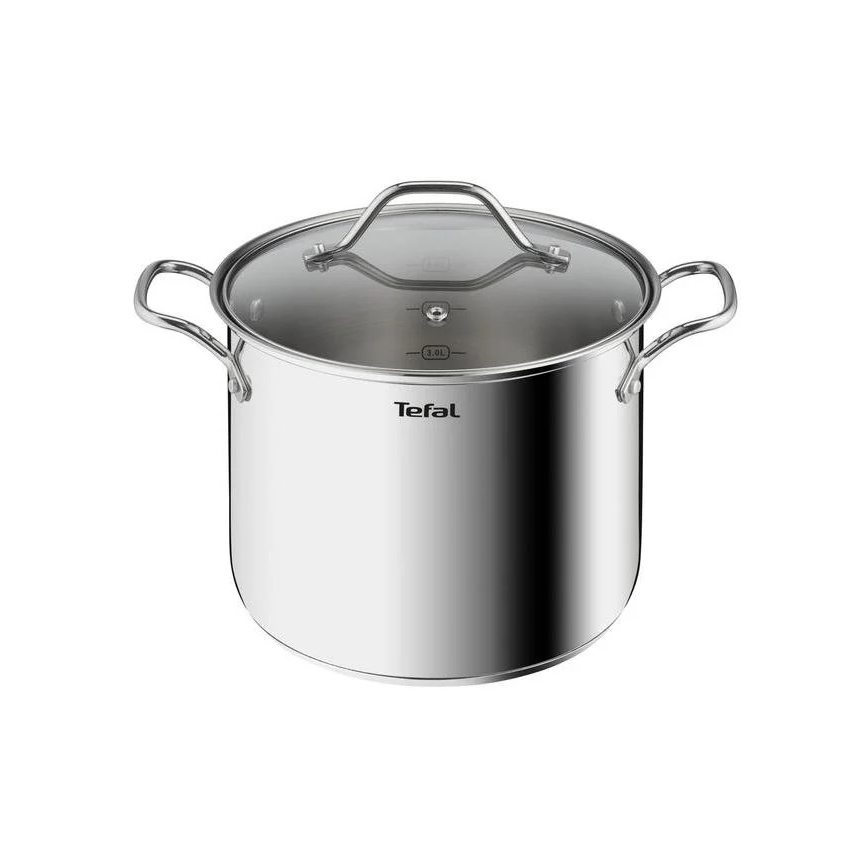 Tefal - Zestaw garnków 10 szt INTUITION stal nierdzewna