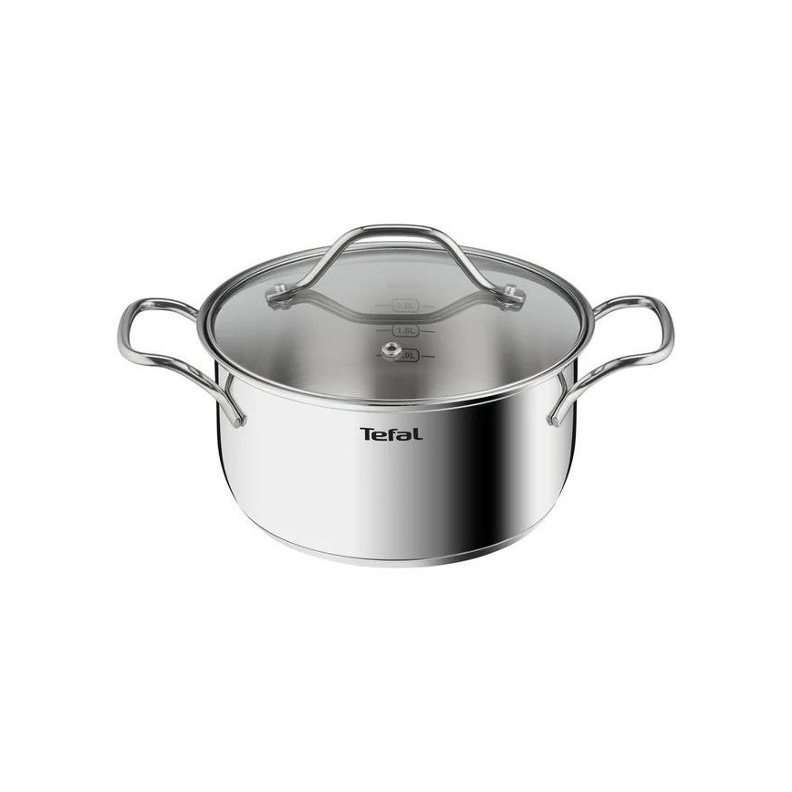 Tefal - Zestaw garnków 10 szt INTUITION stal nierdzewna