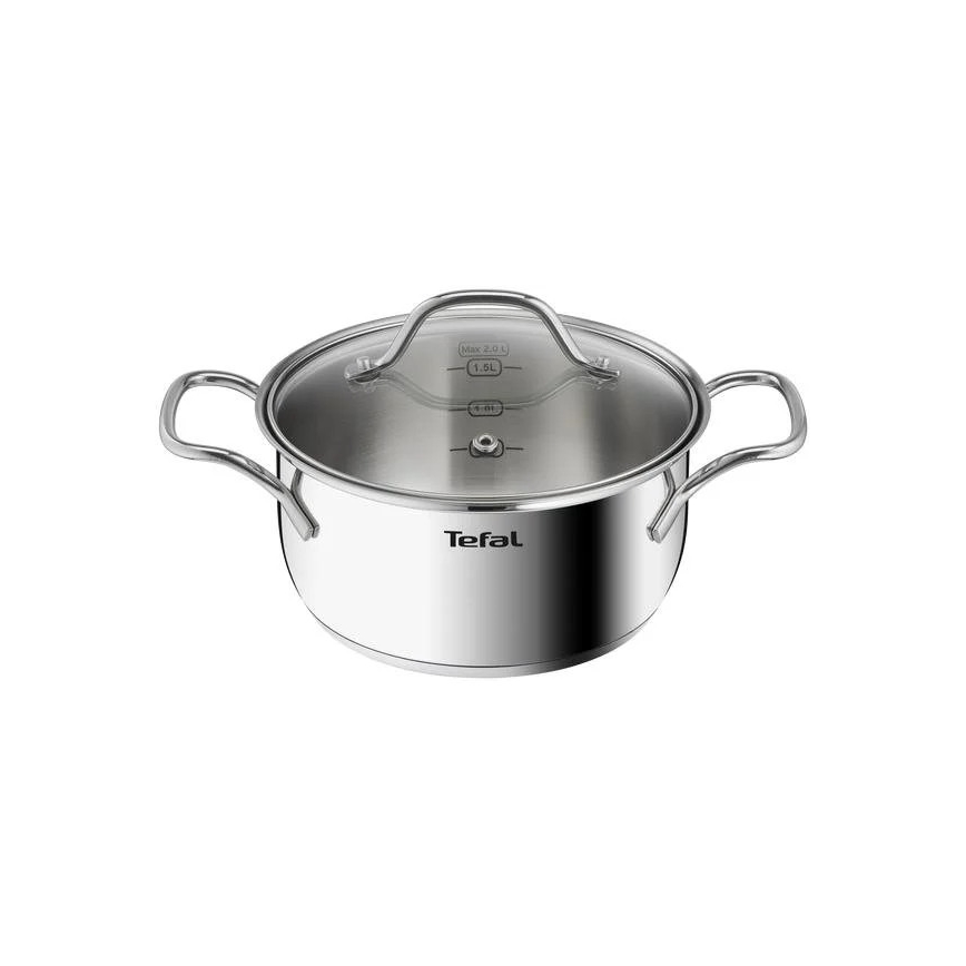 Tefal - Zestaw garnków 10 szt INTUITION stal nierdzewna