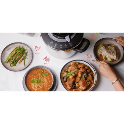 Tefal - Zestaw garnków ciśnieniowych 4,5/6 l CLIPSO+ CHEF