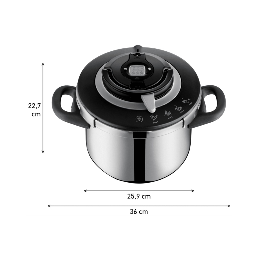 Tefal - Zestaw garnków ciśnieniowych 4,5/6 l CLIPSO+ CHEF