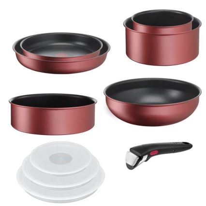 Tefal - Zestaw naczyń 10 elementów INGENIO DAILY CHEF miedziany
