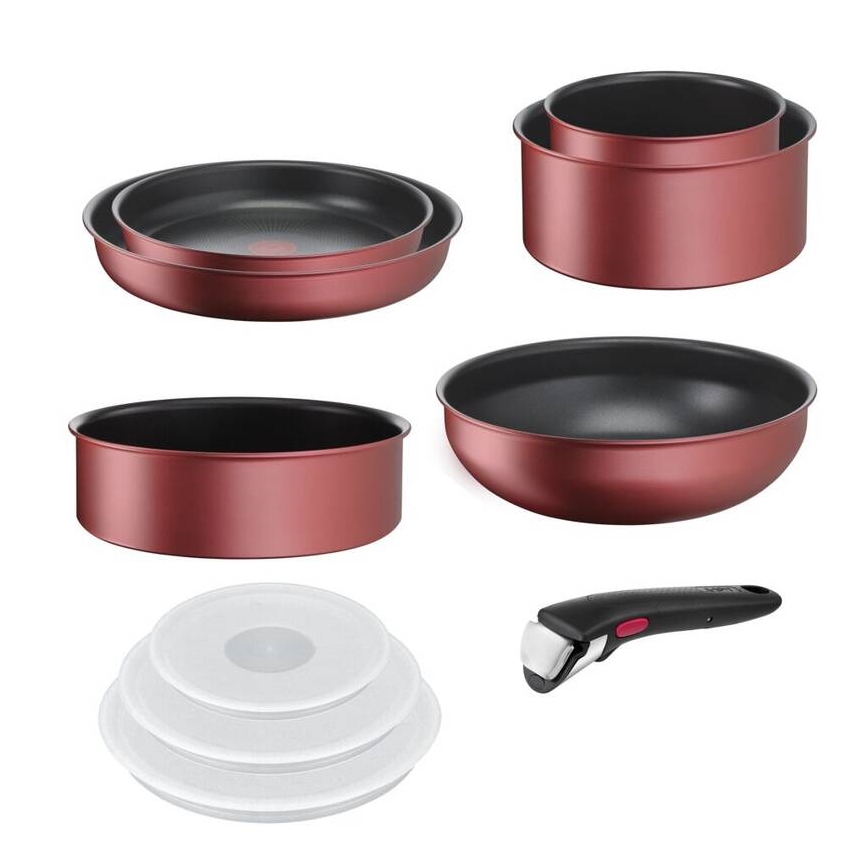 Tefal - Zestaw naczyń 10 elementów INGENIO DAILY CHEF miedziany