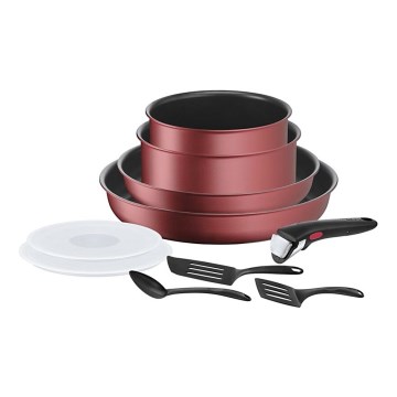 Tefal - Zestaw naczyń 10 elementów INGENIO DAILY CHEF miedziany