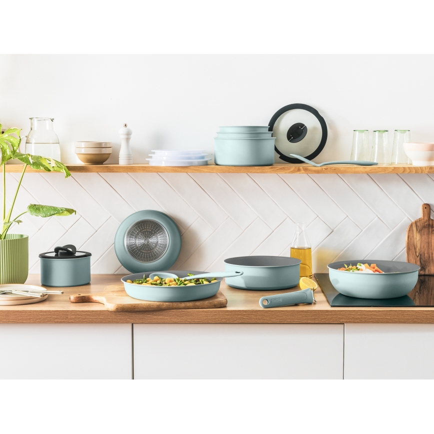 Tefal - Zestaw naczyń 15 elementów INGENIO HALO