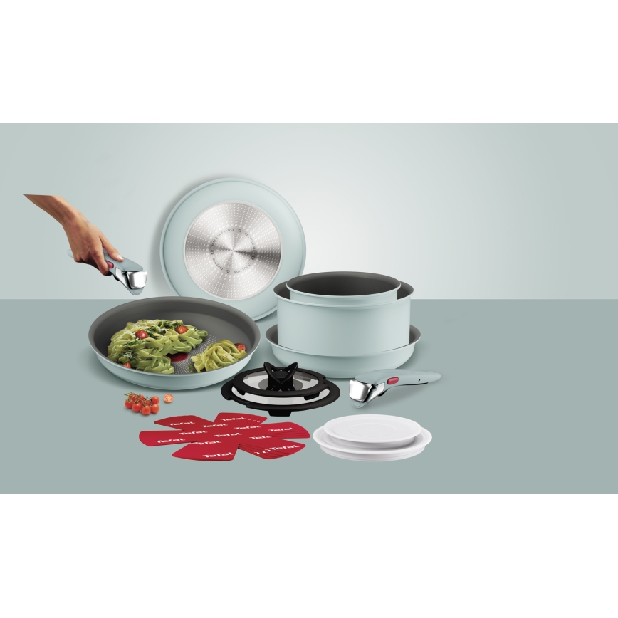 Tefal - Zestaw naczyń 15 elementów INGENIO HALO