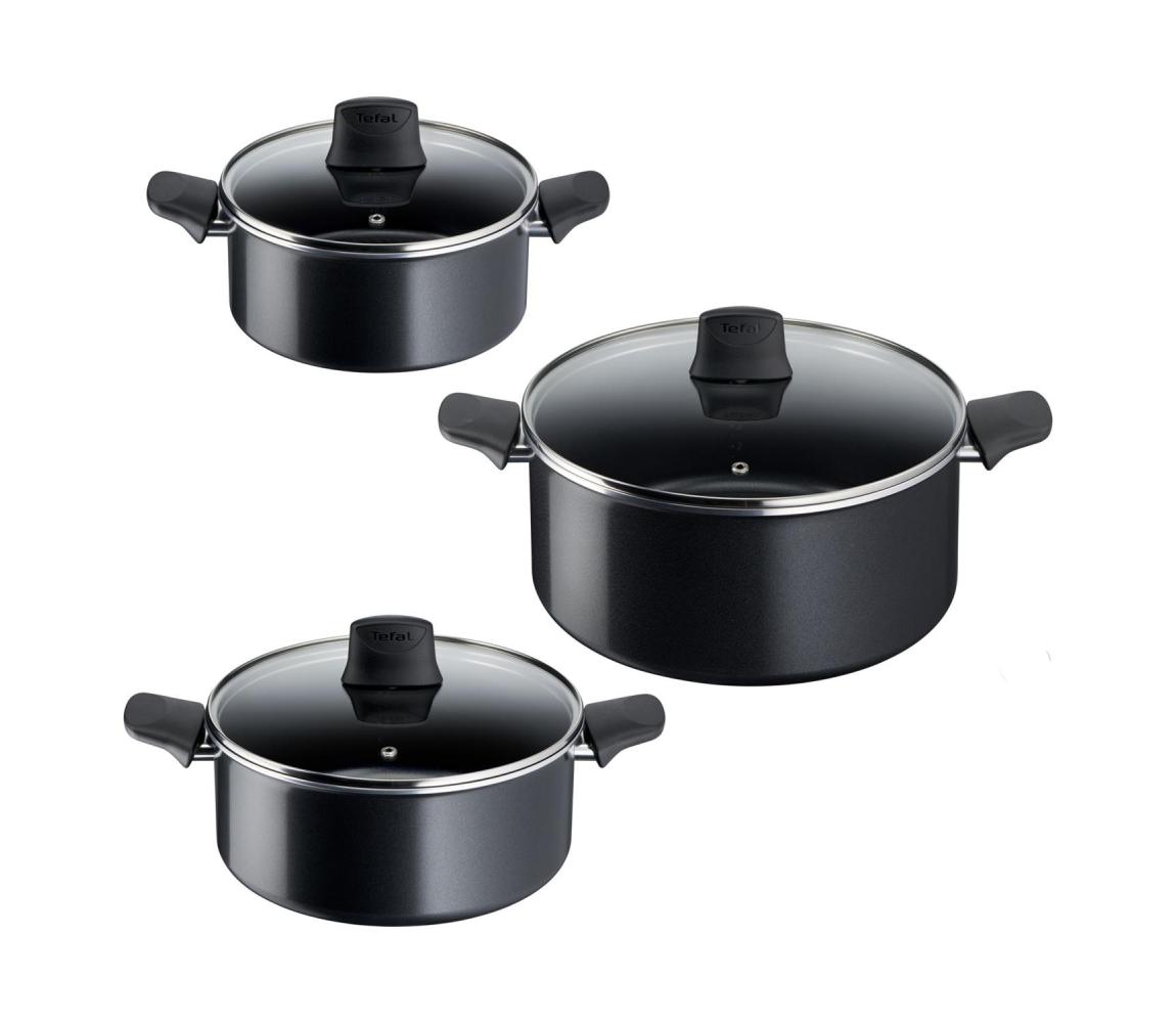 Tefal - Zestaw naczyń 3-częściowy GENEROUS COOK