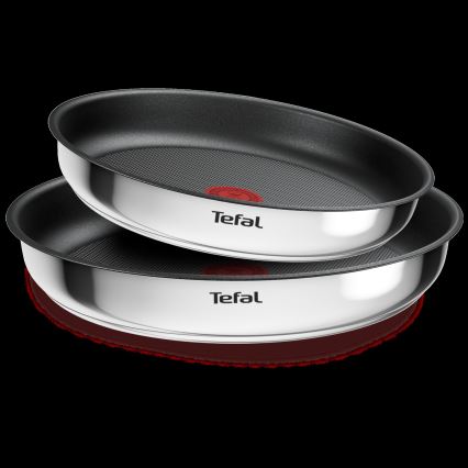Tefal - Zestaw naczyń 3-częściowy INGENIO COOK ze stali nierdzewnej