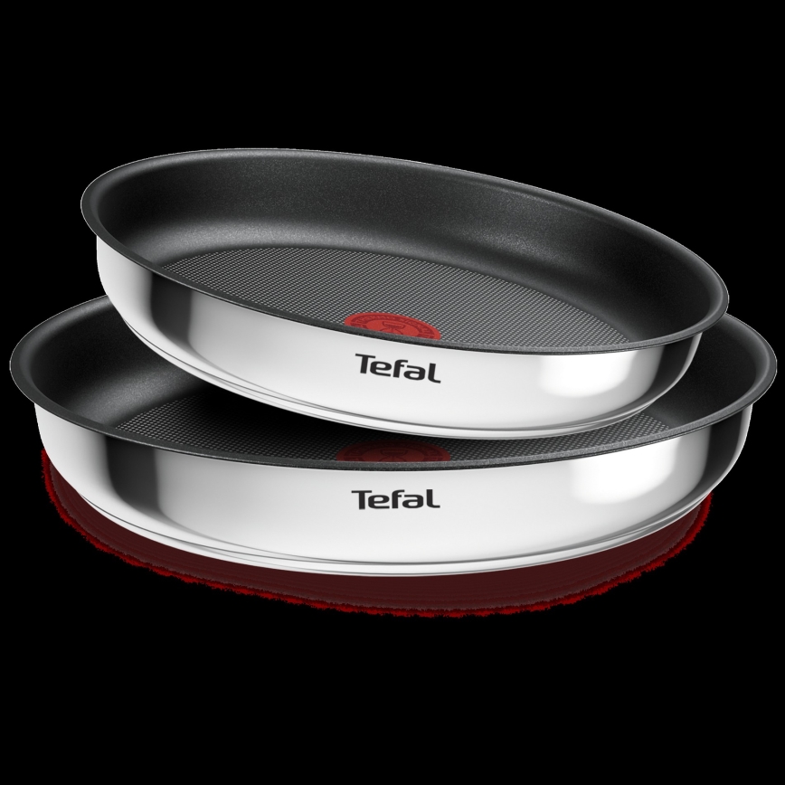 Tefal - Zestaw naczyń 3-częściowy INGENIO COOK ze stali nierdzewnej
