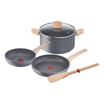 Tefal - Zestaw naczyń 5-częściowy NATURAL FORCE