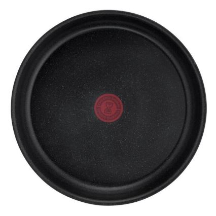 Tefal - Zestaw naczyń 8 elementów INGENIO BLACK STONE