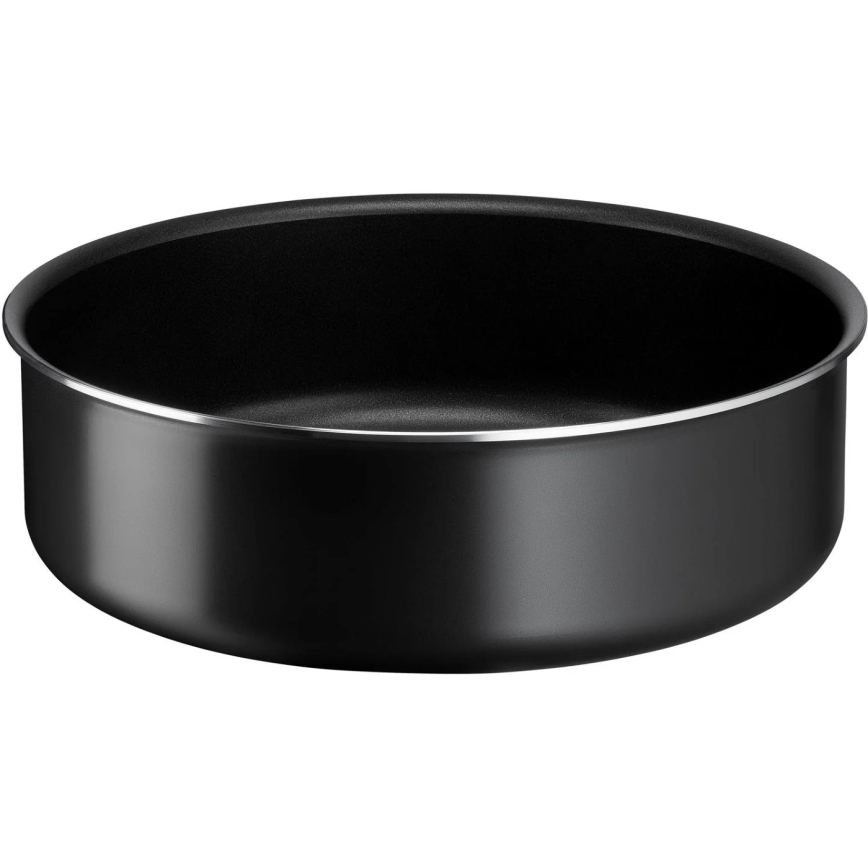 Tefal - Zestaw naczyń kuchennych 10 szt INGENIO EASY COOK & CLEAN BLACK