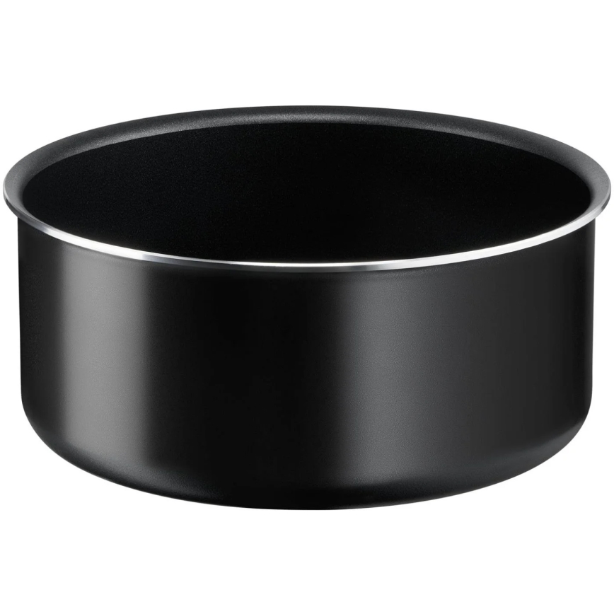 Tefal - Zestaw naczyń kuchennych 10 szt INGENIO EASY COOK & CLEAN BLACK