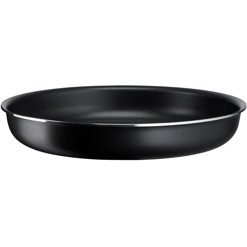 Tefal - Zestaw naczyń kuchennych 10 szt INGENIO EASY COOK & CLEAN BLACK