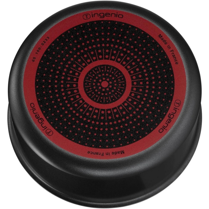 Tefal - Zestaw naczyń kuchennych 10 szt INGENIO EASY COOK & CLEAN BLACK