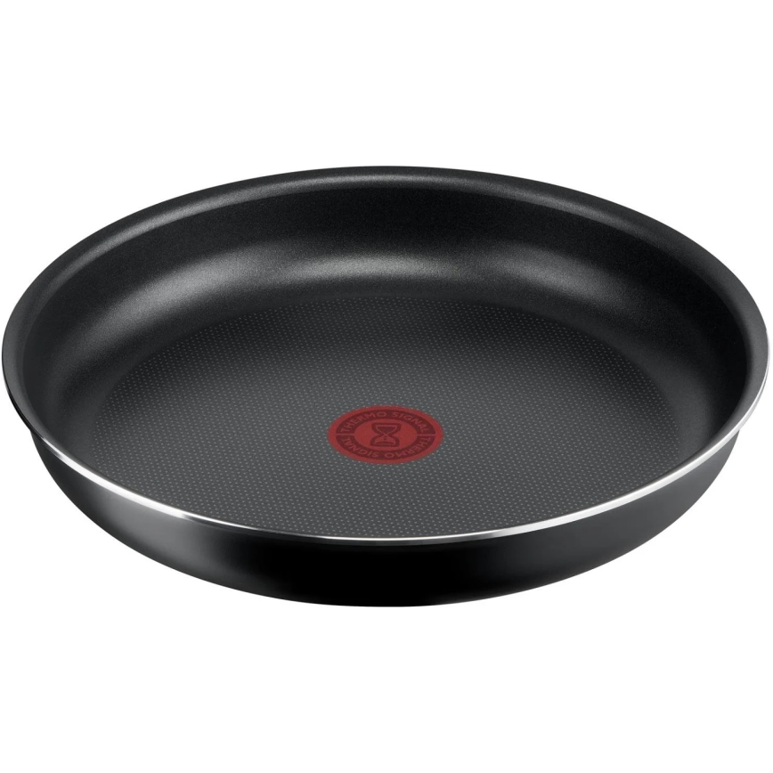 Tefal - Zestaw naczyń kuchennych 10 szt. INGENIO EASY COOK &CLEAN BLACK