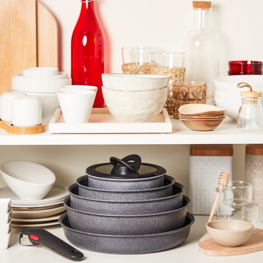 Tefal - Zestaw naczyń kuchennych 14 szt INGENIO NATURAL FORCE
