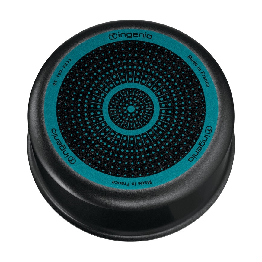 Tefal - Zestaw naczyń kuchennych 5 szt INGENIO EASY COOK & CLEAN BLACK